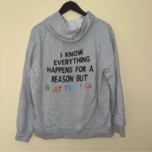 Grey sweatshirt